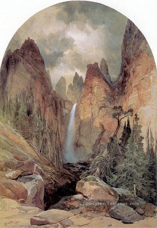 Tour Falls paysage Thomas Moran Peintures à l'huile